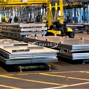 ألواح فولاذية ASTM A36 Q235 Q345 بسمك 6 مم، صفائح فولاذية كربونية مدرفلة على الساخن لبناء السفن، ألواح دروع باليستية - Product Image 2
