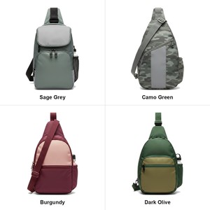 Sac de transport pour pickleball, capacité 1 raquette avec poche pour bouteille d'eau, nylon imperméable, logo personnalisé, vente en gros - Product Image 5