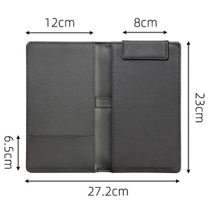 Nhà Máy Giá Chất lượng cao giá rẻ nhà hàng kiểm tra chủ đen PU da nhà hàng hóa đơn thư mục - Product Image 6