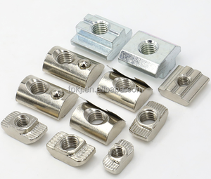 Accessoire 20 30 40 45 série acier inoxydable t fente rail écrou coulissant <span class=keywords><strong>goutte</strong></span> dans les écrous à ressort écrou à billes pour <span class=keywords><strong>profil</strong></span>é en aluminium - Product Image 2