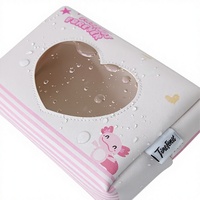 Trousse de Maquillage Portable en Forme de Cœur Creux de Dessin Animé Mignon pour Filles et Femmes – Idéale pour les Voyages et l'Usage Quotidien
