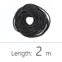 Organisateur de câbles en spirale, tube de rangement pour câbles réseau, harnais de protection anti-morsure, ruban adhésif 2m noir