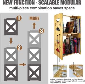 Stockage de disques vinyles en bois de grande capacité Offre Spéciale 100 + LP Inyl Storage Rack Solution de stockage haute capacité - Product Image 6