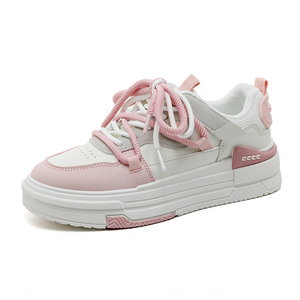 Zapatos de Mujer Hechos en China, Tendencia de Moda 2024, Zapatos Deportivos Casuales Transpirables, Zapatos Planos Blancos - Product Image 2