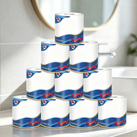 Papier toilette jetable en rouleaux 2 ou 3 plis en pâte de bois vierge, haute absorption, biodégradable, vente en gros usine