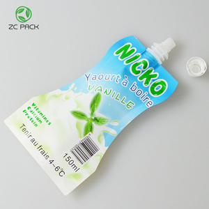 Tùy Chỉnh Nhựa Bóp Nước Giải Khát Chất Lỏng Đồ Uống Đóng Gói Thực Phẩm Đứng lên Túi Tái Sử Dụng Bé Thực Phẩm Sữa Chua <span class=keywords><strong>Spout</strong></span> <span class=keywords><strong>Pouch</strong></span> - Product Image 2