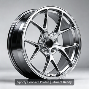 Leichtmetallfelgen & Räder mit Bearbeiteter Oberfläche, 5x108 5x112 5x120, 17/18 Zoll für BMW Porsche Audi Mercedes - Product Image 3
