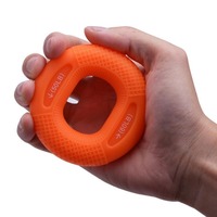 Sinodiving, ejercitador de mano de silicona de fuerza ajustable, herramienta de entrenamiento de fortalecimiento muscular, pinza exprimidora para entrenamiento Fitness