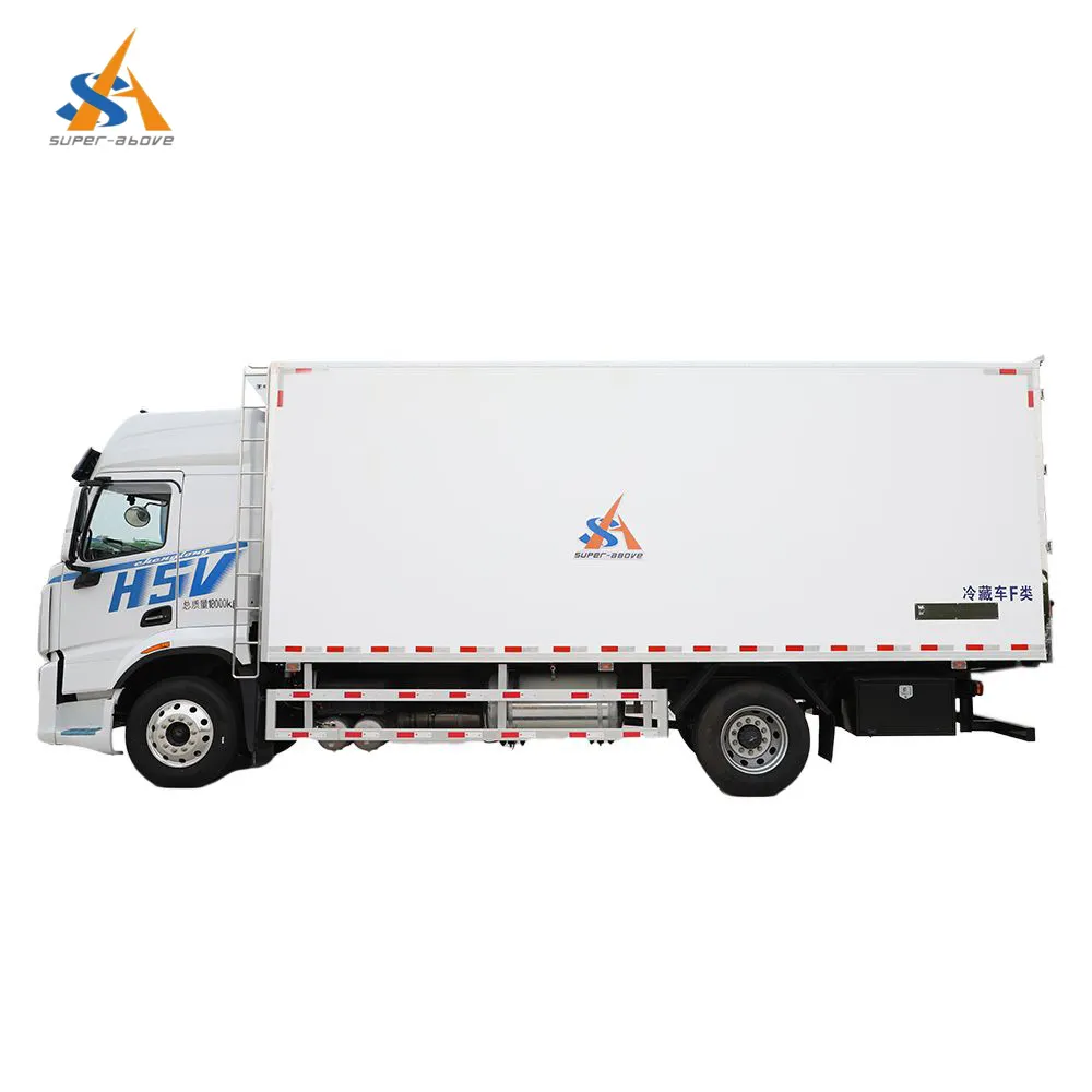 Sinotruck 4X2, 6X4 HOWO Reboques de caminhão frigorífico Dongfeng Foton 10 toneladas de caminhão frigorífico congelador