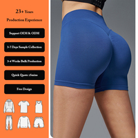 Nouveaux shorts de yoga sexy pour femmes, shorts de sport, collants de fitness taille haute, vêtements de gym, de course, push-up, shorts de cyclisme, pantalons de yoga