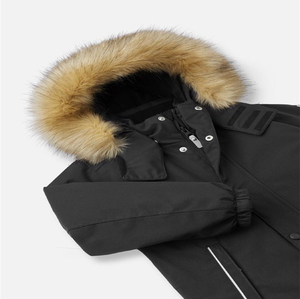 Roupa de neve impermeável para crianças, calças personalizadas e à prova de vento para esqui com 4-8 anos, conjuntos de terno de neve para crianças, serviço do oem