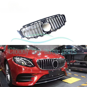Parrilla Delantera YT Silver W213 GT para <span class=keywords><strong>Mercedes</strong></span> Benz E43 <span class=keywords><strong>AMG</strong></span> E200 E300 E400 Sport 17-18 - Product Image 4