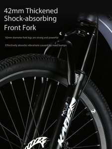 Vélo de montagne à cadre rigide en aluminium, 24 vitesses, frein à disque mécanique, fourche en acier de 27,5 pouces, amovible, pour hommes et femmes, tout-terrain - Product Image 4