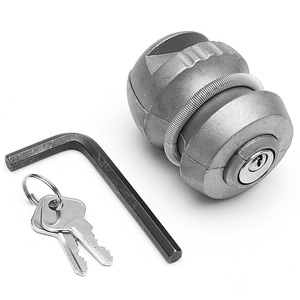 <b>Trailer</b> Ball <b>Cover</b> Safety Lock 50mm x 65.5mm Steel Connector Lock Off Road <b>Trailer</b> Accessories - Product Image 2
