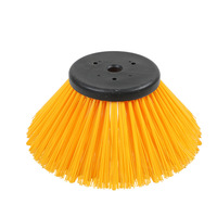 Brosse latérale rotative à disque en nylon PP pour balayeuse routière, pièce de rechange pour machine de nettoyage de voirie
