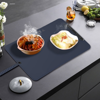Plateau chauffant alimentaire en silicone flexible de qualité alimentaire, matériau nano, chauffe-plats électrique pour buffets, réceptions, usage quotidien