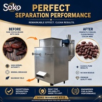 Machine professionnelle de décorticage et de ciménage des fèves de cacao pour la production de pâte de chocolat et de beurre de cacao de qualité supérieure