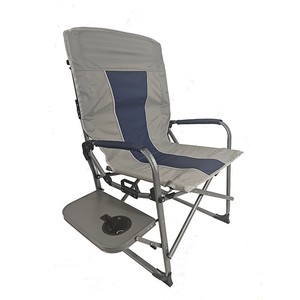 Chaise pliante de <span class=keywords><strong>camping</strong></span> <span class=keywords><strong>avec</strong></span> porte-gobelet et sac de rangement, chaise de <span class=keywords><strong>camping</strong></span> pour le <span class=keywords><strong>camping</strong></span> en plein air, le pique-nique, les voyages, la pêche, gris - Product Image 3