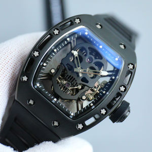 Montre en céramique Crâne Artistique Haut de Gamme Personnalisée pour Événements de Design, Réunions Créatives, Présentoirs de Collection, Montre Unique - Product Image 4