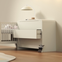 Defujiabao minimaliste nordique blanc commodes en bois commode de chambre bébé pépinière stockage commode meubles