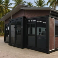 Maison préfabriquée portable et extensible 20ft/40ft, 2 ou 3 chambres, maison conteneur mobile pliable, bureau, habitation