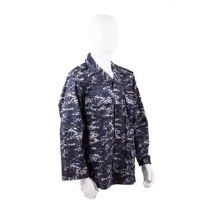 XINXING Custom Government Supplier Kuwait Tender Bidding Blue Camouflage Camo Combat Clothes Tactical Uniform