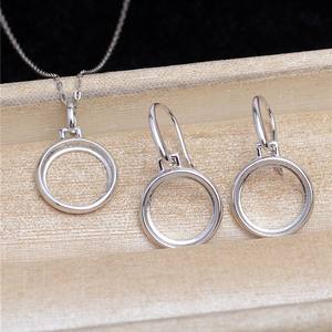 Support d'accessoires en perles DIY 8-13 mm, support vide pour boucles d'oreilles baroques, argent S925 avec accessoires de bijouterie 5584 - Product Image 1