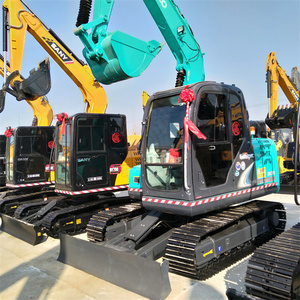 Mini-excavatrice d'occasion Kobelco SK75-8 de 7 tonnes, modèle 2024, certifiée EPA CE, moteur Isuzu, 300-400 heures, petite excavatrice d'occasion - Product Image 3