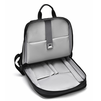 Sac à dos pour ordinateur portable extensible et imperméable en Oxford de 15,6 pouces avec logo personnalisé, pour hommes et femmes, idéal pour l'école, les affaires et les voyages