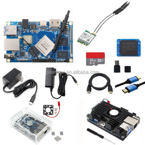 Orange Pi <span class=keywords><strong>4</strong></span> LTS 3G RAM (eMMC電源アダプターケースなし) シングルボードコンピューターヒートシンクSDカードファンパワータッチスクリーン3GBLPDDR4 - Product Image 4