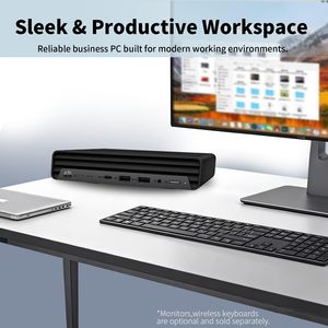 Computadora de Escritorio <span class=keywords><strong>HP</strong></span> <span class=keywords><strong>ProDesk</strong></span> <span class=keywords><strong>800</strong></span> G9 Mini para Negocios, Procesador I5/I7/I9 |   8GB de RAM | 512SSD |   Wi-Fi 6 - Product Image 1
