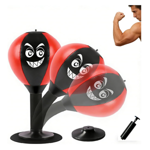 <span class=keywords><strong>Sac</strong></span> de <span class=keywords><strong>boxe</strong></span> de table en cuir PU haute résistance avec base à ventouse agrandie pour entraînement à domicile et bureau - Product Image 1