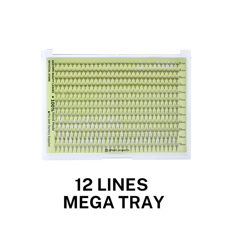 Les fans de la promade Megan plateau 12 rangées