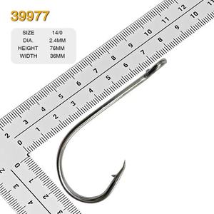 Anzuelo Circular de Acero Inoxidable 39977, Tamaño 10/0-14/0, para Pesca de Atún y Tiburón - Product Image 4