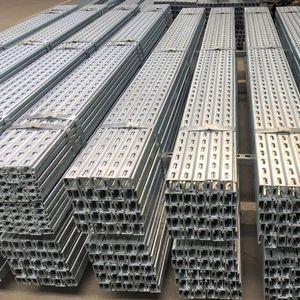 Plain Slotted Galvanized Channel Strut with Thickness 1.5/2.0/2.5mm Strut C Channel Slotted Steel Channel - Product Image 4