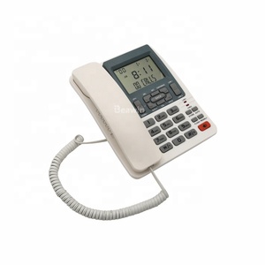 Téléphone de bureau Beawin à deux lignes pour petit bureau avec grand écran LCD d'affichage de l'identification de l'appelant et conférence téléphonique à trois voies PSTN - Product Image 4