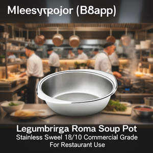 Pentola per Zuppa Legumbrera Roma in Acciaio Inox 18/10 di Grado Commerciale per Uso Ristorante - Product Image 3
