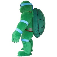 Funtoys Tortue Ninja géante gonflable Costume de mascotte personnalisé en peluche Muscle Green Warrior Movie Carnaval Cosplay pour adulte