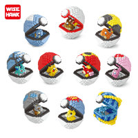 Bricolage créatif Anime Pokemoning bloc figure en plastique mini brique jouet usine en Chine