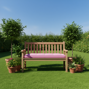 Cojín para Banco de Jardín Rosa, 78.7x19.7x2.8, Rectangular, Acolchado, de Poliéster, para Todas las Estaciones - Product Image 2