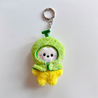 Vente en gros 2026 : Nouveauté ! Porte-clés pendentif en peluche, jouet de poupée, accessoire de sac, chapeau de dessin animé pour enfants avec mini-fruits