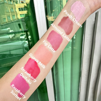 Fard à joues liquide vegan 4 couleurs personnalisé avec logo de marque privée, longue tenue, couleur fixée, résistant à l'eau, haute pigmentation, crème blush