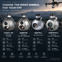 Série de caméras gimbal pour drones avec zoom optique, imagerie thermique et charge utile multi-capteurs pour l'inspection par drone, intégration OEM ODM