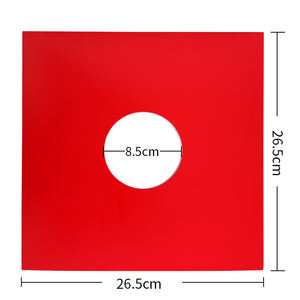 Fundas internas de papel de carcasa dura antiestática, protectores polilinados con orificio para LP de 7/10/12 pulgadas, accesorios de álbum de vinilo - Product Image 4