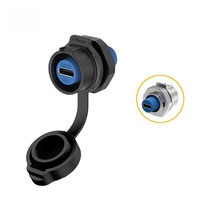 E-Weichat LP16 Tipo-C IP67 Enchufes y enchufes de suministro de datos industriales a prueba de agua