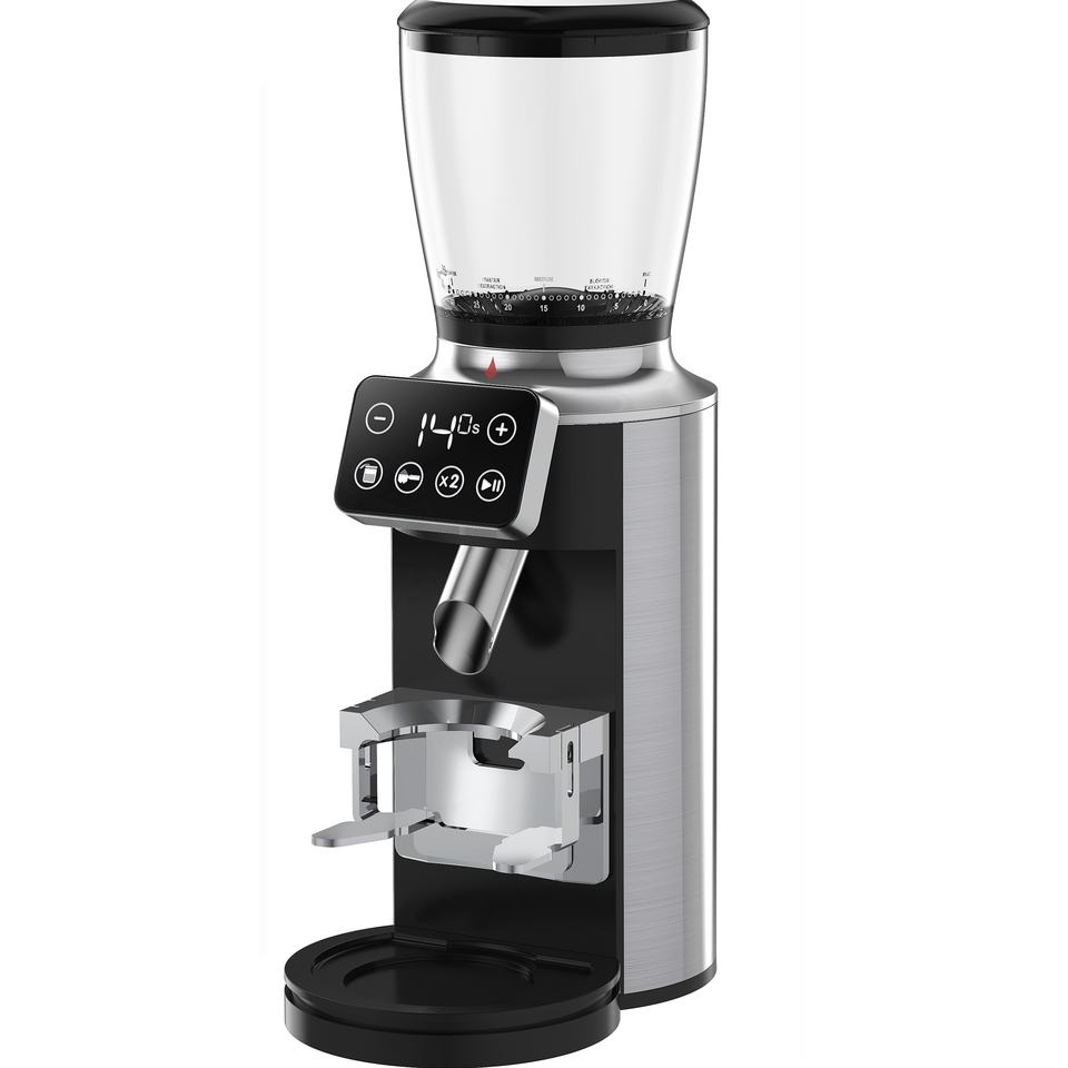 Professional Electric Stainless Steel Commercial and Industrial Coffee Grinder with Conical Burr, 500g Capacity and Touch Control — изображение продавца из карточки Alibaba