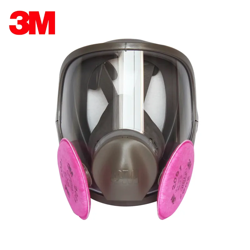 3M 6800 2091cn 2097 CN Gas Mask Respirator Set