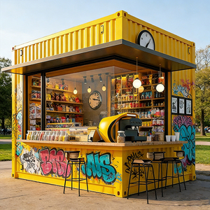LDYZ Casa Container Modulare Moderna in Acciaio Certificata CE, Colore Personalizzabile, Unità Abitativa Flat-Pack, Montaggio Rapido, Negozio, Caffetteria - Product Image 1
