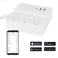 Güç izleme Wifi akıllı güç şeridi İşlevli uzatma soket C tipi arayüzü ile ev akıllı uzatma priz