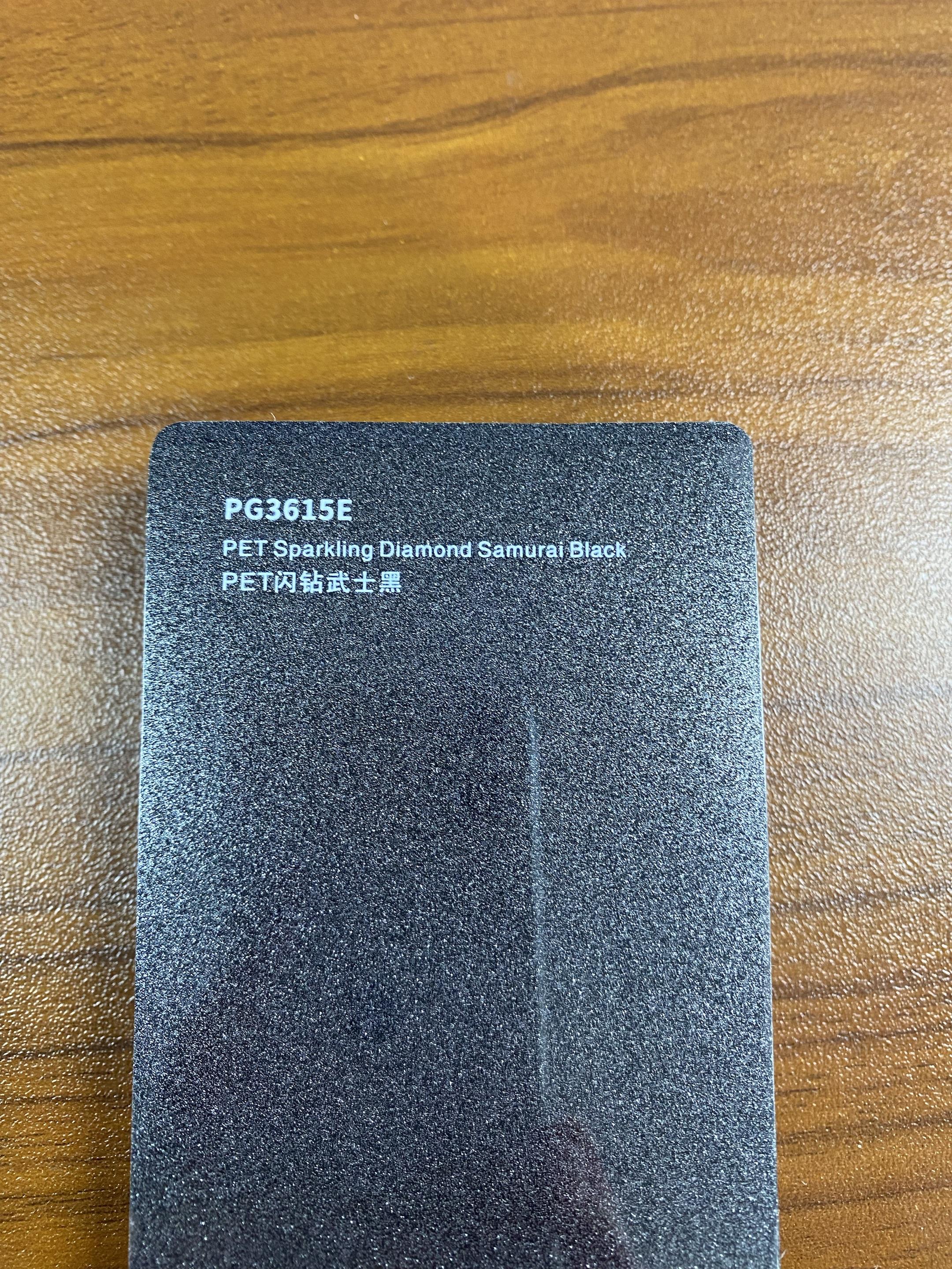 ARIIEX _ PG3615E _ PET Diamant Étincelant Samouraï Noir